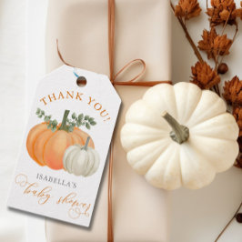 Etiquetas Para Regalos Un pequeño calabaza Cae en el otoño de Baby Shower