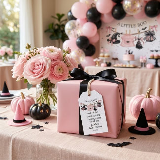 Etiquetas Para Regalos Un pequeño Halloween de arco de bruja Baby Shower