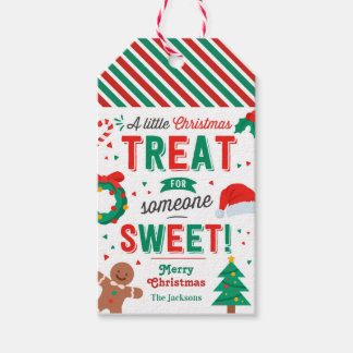 Etiquetas Para Regalos Un pequeño Navidad trata a alguien dulce