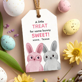 Etiquetas Para Regalos Un pequeño placer para un conejito dulce de color 