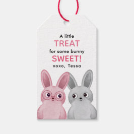 Etiquetas Para Regalos Un pequeño placer para un conejito dulce de color 