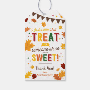 Etiquetas Para Regalos Un pequeño truco para alguien dulce otoño