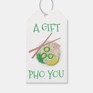Etiquetas Para Regalos Un Pho Regalo (Para) Tu Sopa De Fideicomiso Vietna