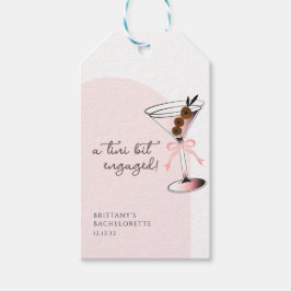 Etiquetas Para Regalos Un poco comprometida Martini Rosa Despedida de sol