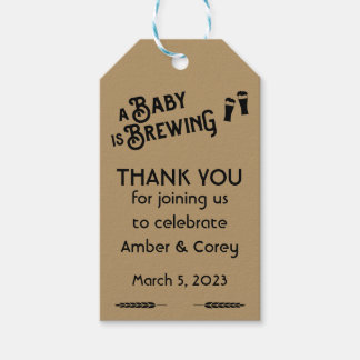 Etiquetas Para Regalos Una Cerveza en Camino Favor de Regalo para Fiesta