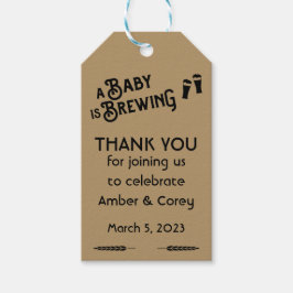 Etiquetas Para Regalos Una Cerveza para el Bebé Favor de Regalo para la F