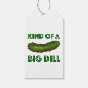 Etiquetas Para Regalos Una especie de "Big Dill" (Acuerdo) Green Pickle F