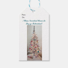 Etiquetas Para Regalos Una Navidad llena de Felicidad, Gift Tags