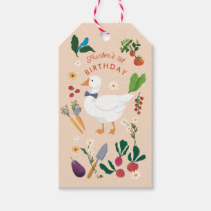 Etiquetas Para Regalos Una tontería temática del jardín de granjeros de o