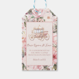 Etiquetas Para Regalos Una vez la Princesa Rosa Baby Shower