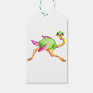 Etiquetas Para Regalos Uncommon Ostrich