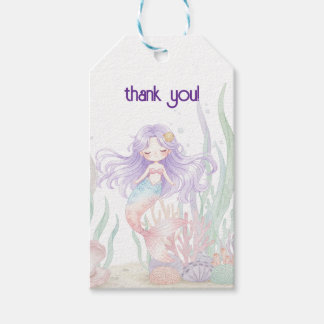 Etiquetas Para Regalos Under the Sea Gift Tag mermaid