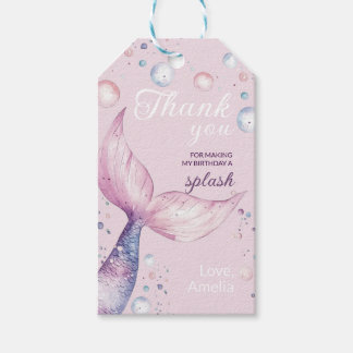 Etiquetas Para Regalos Under the Sea Mermaid Birthday Party