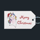 Etiquetas Para Regalos Unicorn Christmas Snow Winter Animals Unicorns Tru<br><div class="desc">The unicorn for Christmas with fairy lights. Funny animals with gifts and snow to the holidays. Also funny for Christmas in July. One of the one's are sweet animals and perfect for Christmas.</div>