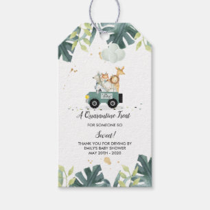 Etiquetas Para Regalos Unidad Por Safari Baby Shower Favorito Tag