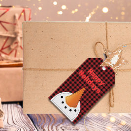 Etiquetas Para Regalos Vacaciones de invierno divertida cara de Personali