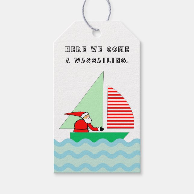 Etiquetas Para Regalos Vacaciones de Navidad (Anverso)