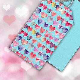 Etiquetas Para Regalos Valentine de corazón