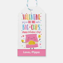 Etiquetas Para Regalos Valentine, Eres Todo Eso Y Una Bolsa De Chips