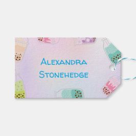 Etiquetas Para Regalos Vamos por el cumpleaños del té bobba