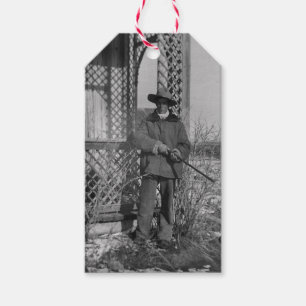 Etiquetas Para Regalos Vaquero en la antigua granja canadiense