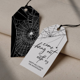 Etiquetas Para Regalos Ven A Colgar Con La Fiesta De Halloween De Nosotro