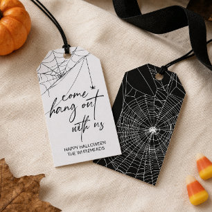Etiquetas Para Regalos Ven a Colgar Con Nosotros Fiesta de Halloween