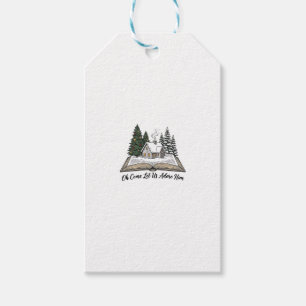 Etiquetas Para Regalos Venid Adoremosle Diseño de Libro de Navidad_1