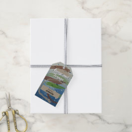 Etiquetas Para Regalos Verde, Marrón y Beige Siempre y Por Siempre