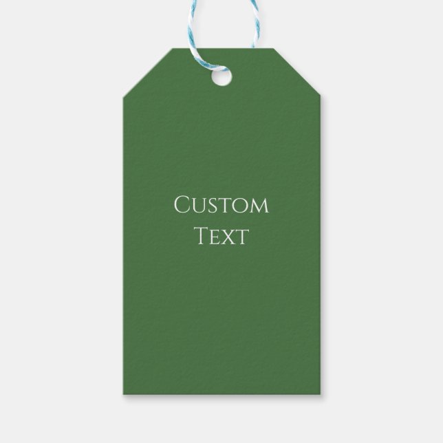 Etiquetas Para Regalos Verde Navidad  (Anverso)