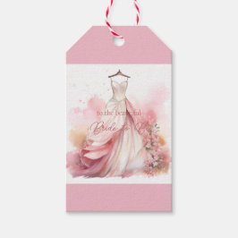 Etiquetas Para Regalos Vestido de novia blanco para fiesta de regalos de 