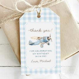 Etiquetas Para Regalos Viajes de avión de época 1 cumpleaños