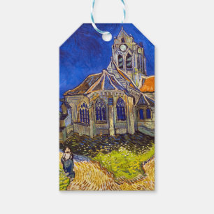 Etiquetas Para Regalos Vincent van Gogh - La Iglesia de Auvers