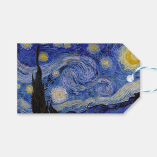 Etiquetas Para Regalos Vincent Van Gogh - La noche estrellada