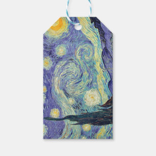 Etiquetas Para Regalos Vincent Van Gogh La Noche Starry