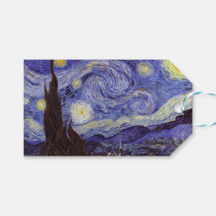 Etiquetas Para Regalos Vincent Van Gogh Starry Night Vintage Bella Artes