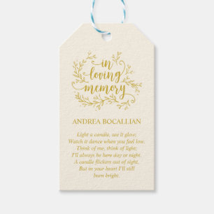 Etiquetas Para Regalos Viñetas Rusticas Personalizadas, Fuente Gold, Etiq