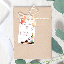 Etiquetas Para Regalos Vino antes de vales bodega ducha de novia favores