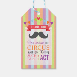 Etiquetas Para Regalos Vintage Circus Poster