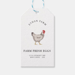 Etiquetas Para Regalos vintage Family Chicken Farm Business