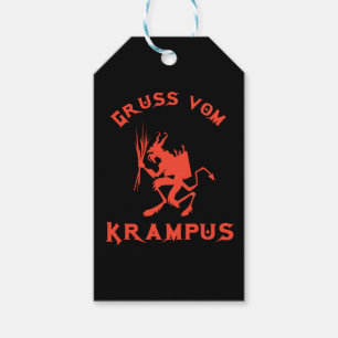Etiquetas Para Regalos Vintage Gruss vom Krampus