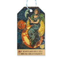 Vintage Halloween Witch Poster