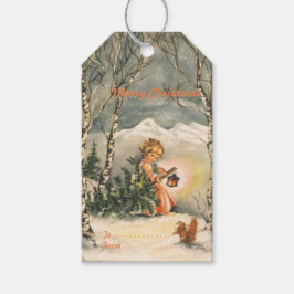 Etiquetas Para Regalos Vintage Merry Christmas Holiday