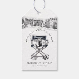 Etiquetas Para Regalos Vintage Movie Night Adultos Cumpleaños