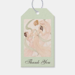 Etiquetas Para Regalos Vintage Nouveau Gracias