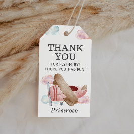 Etiquetas Para Regalos Vintage Pink Airplane Pilot Aviation Party Favorit