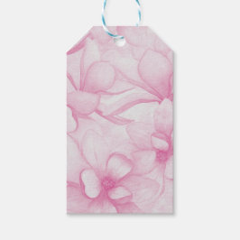 Etiquetas Para Regalos Vintage pink flowers print