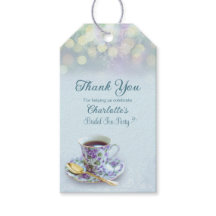 Vintage Tea Fiesta Bridal Shower Aqua