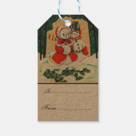 Etiquetas Para Regalos vintage, victoriano, rústico, navidades, patrón,
