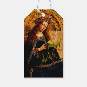 Etiquetas Para Regalos Virgin Mary por Jan van Eyck